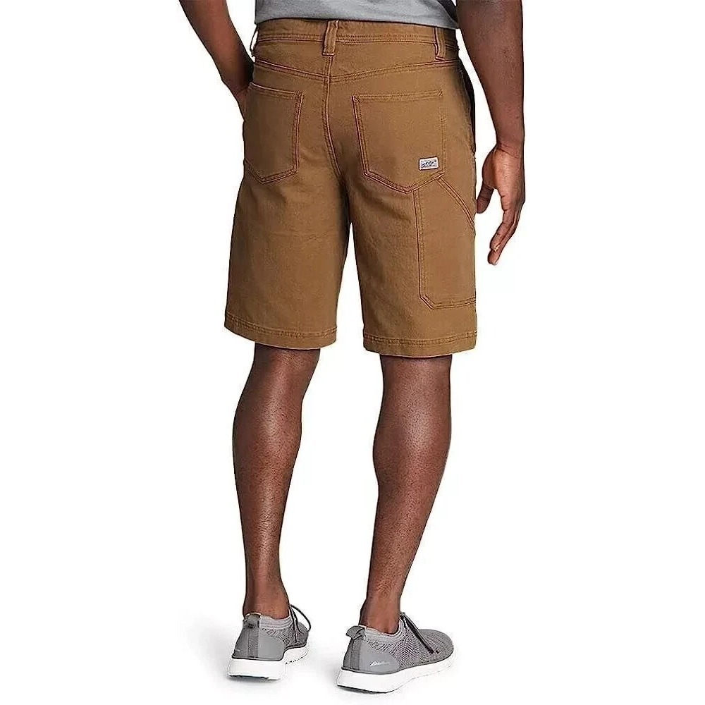 Eddie Bauer Men's Canvas Cargo Utility Shorts Tan 5-Pocket Size 40 NWT - Picture 3 of 10